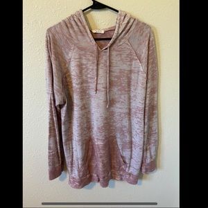 Promesa pink and cream hoodie.